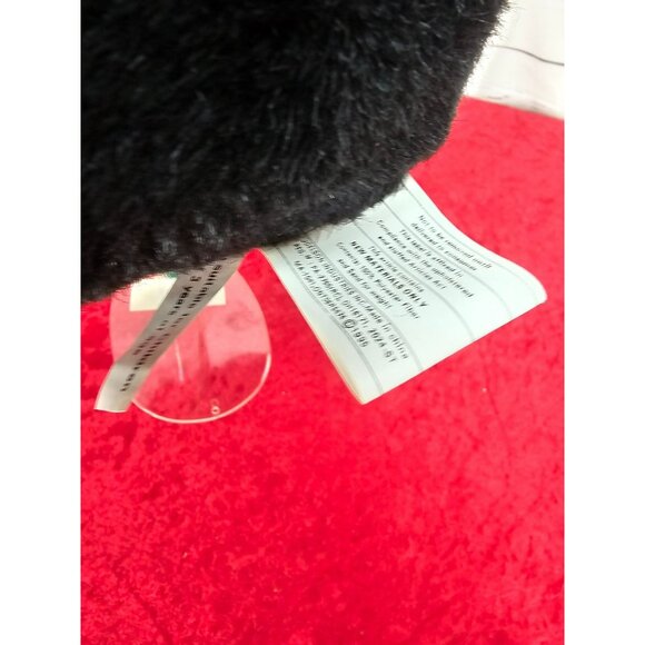 Little Panda With Red Valentine's Day Plush With Attached Vase And Flower - Picture 6 of 10